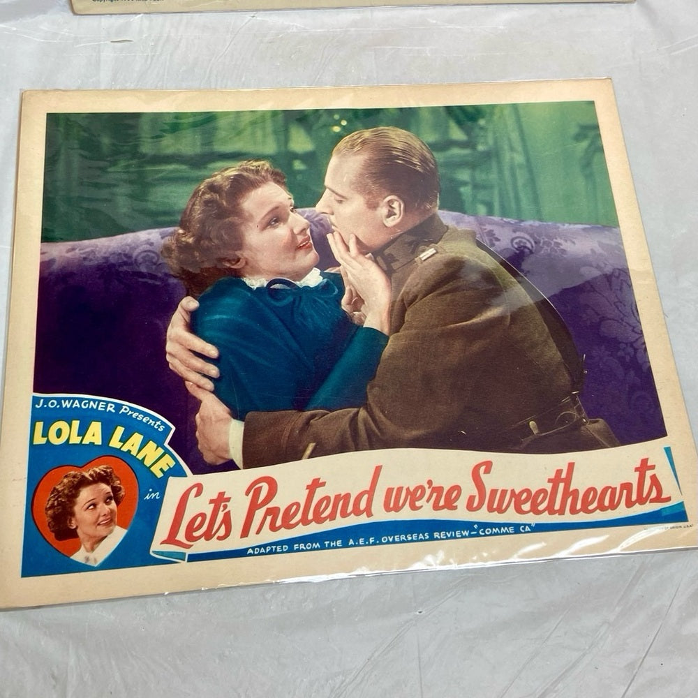 The Woman on Pier 13 (1950) and Let’s Pretend we’re Sweethearts (1936) Movie Pos