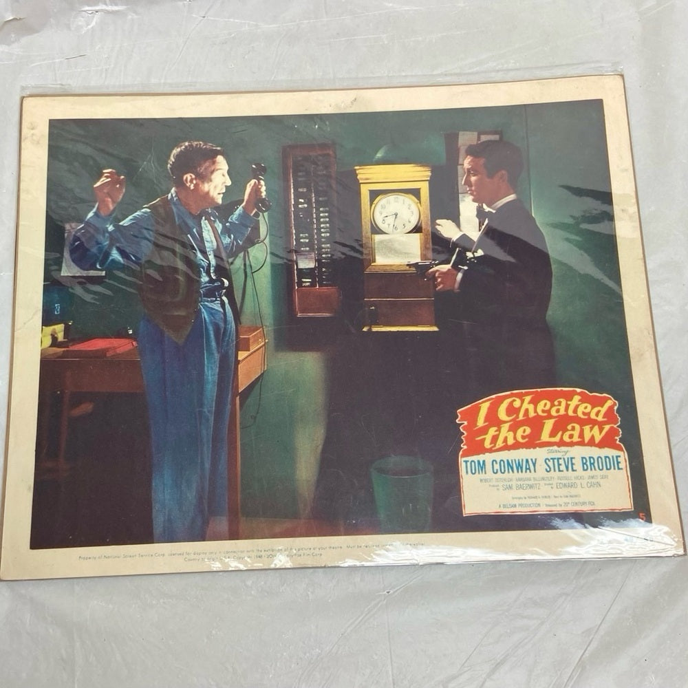 I Cheated the Law (1949) and Gideon of Scotland Yard (1958) Movie Posters
