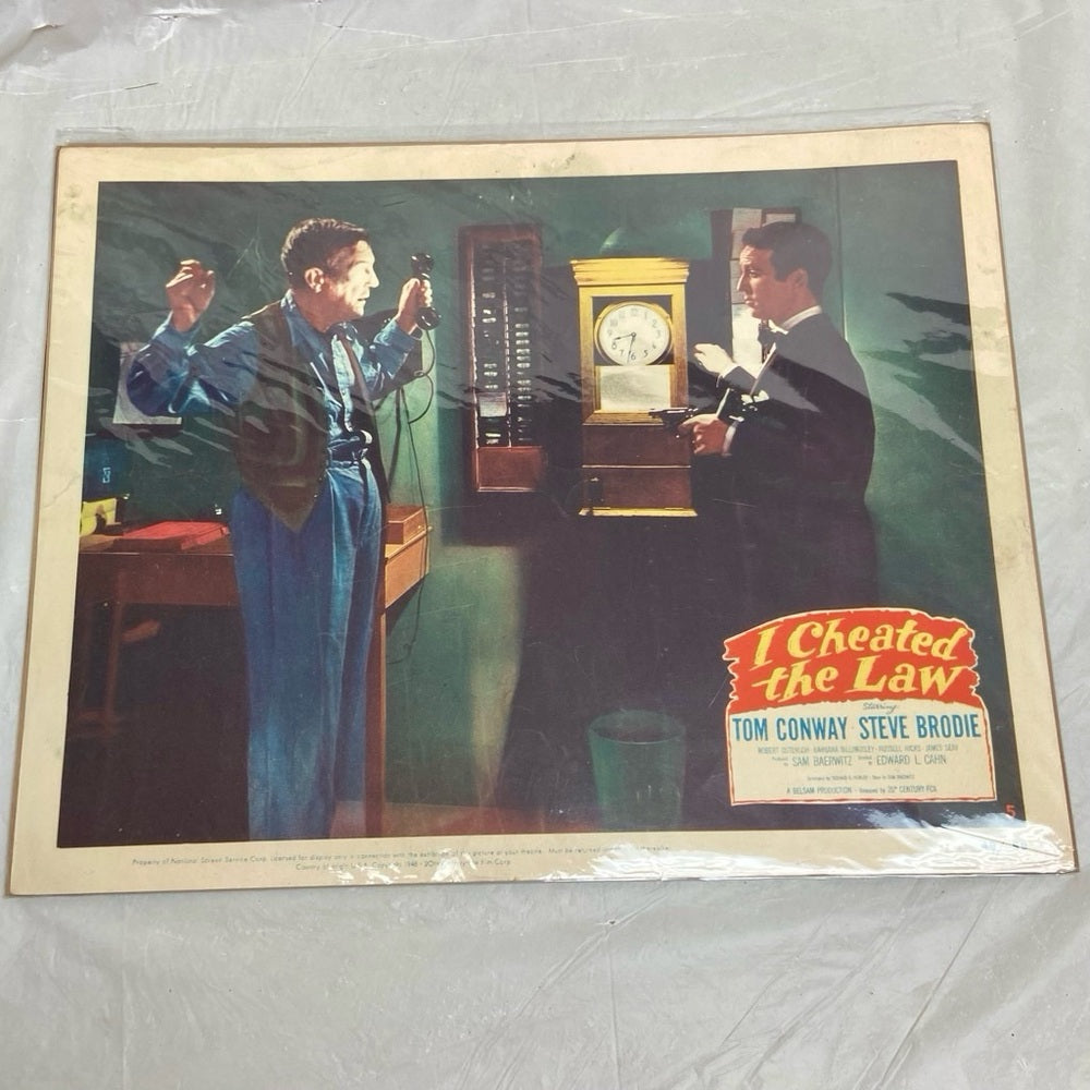 I Cheated the Law (1949) and Gideon of Scotland Yard (1958) Movie Posters
