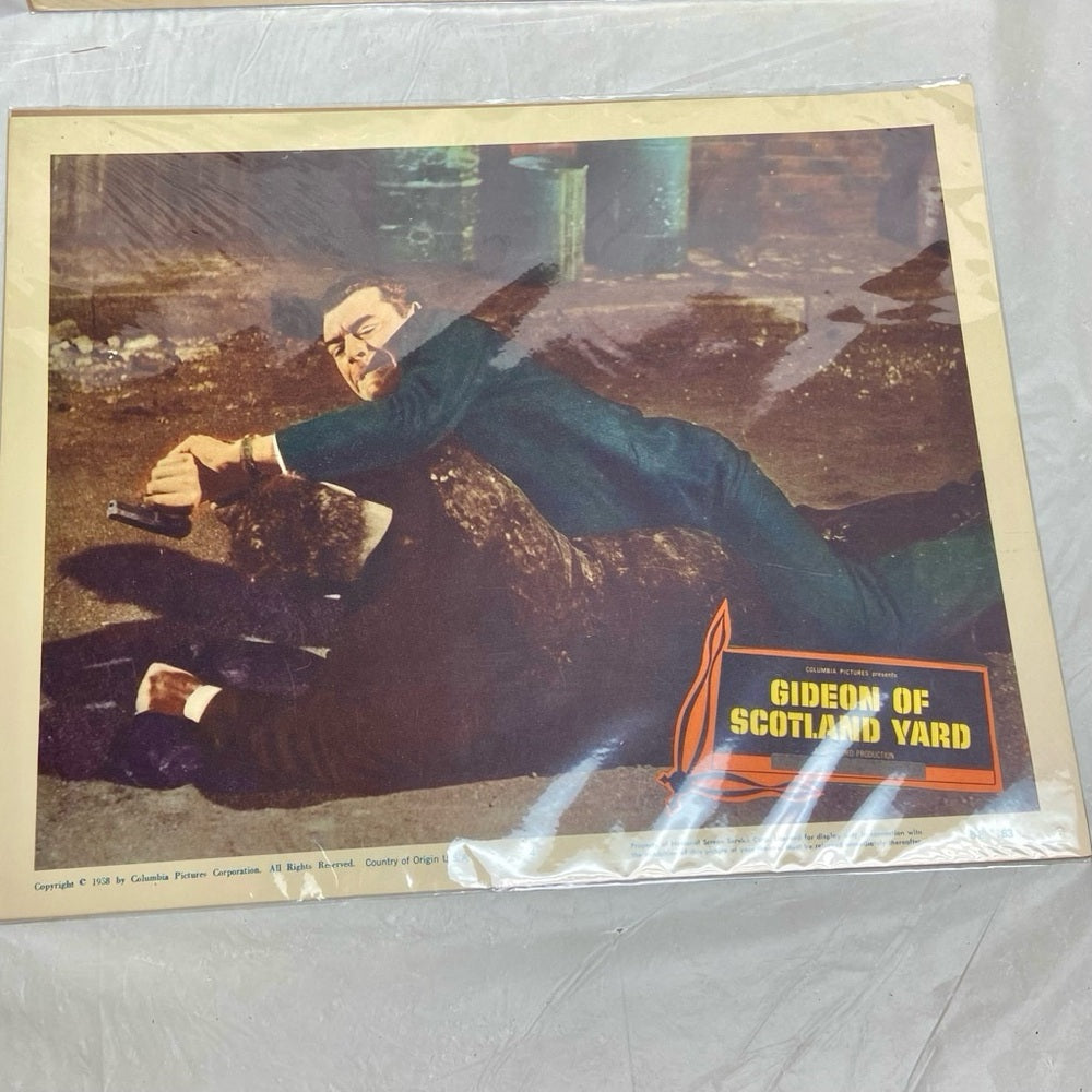 I Cheated the Law (1949) and Gideon of Scotland Yard (1958) Movie Posters