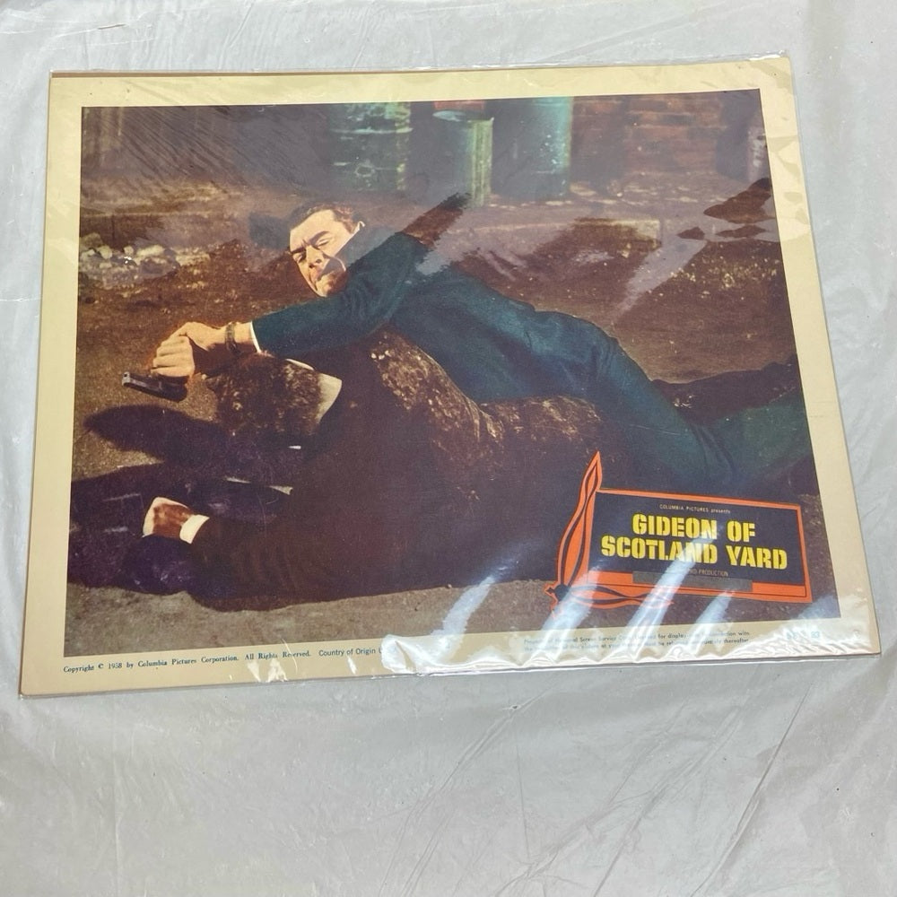 I Cheated the Law (1949) and Gideon of Scotland Yard (1958) Movie Posters