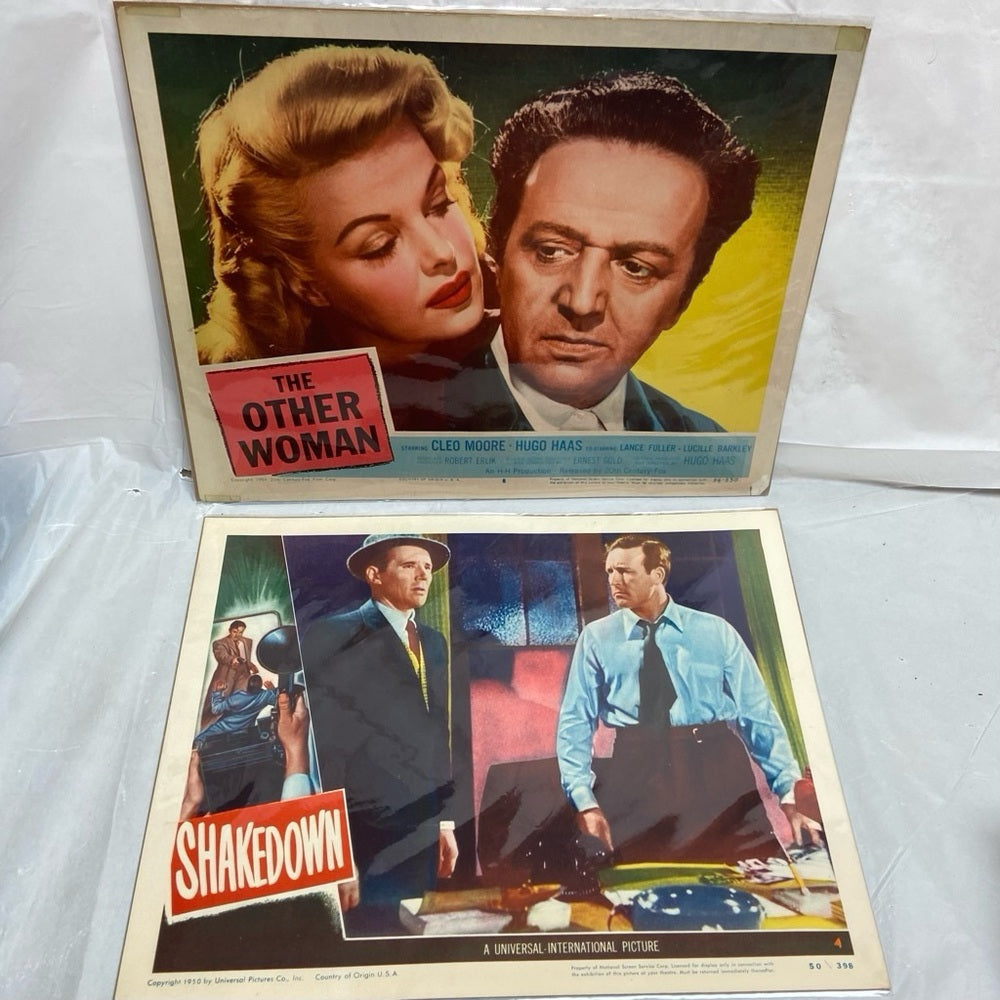 The Other Woman (1954) and Shakedown (1950) Movie Posters
