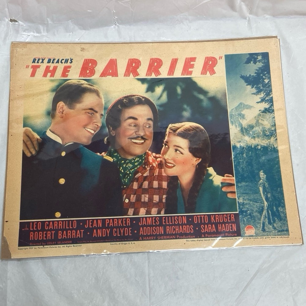 The Barrier (1937) and This Rebel Breed (1960) Movie Posters