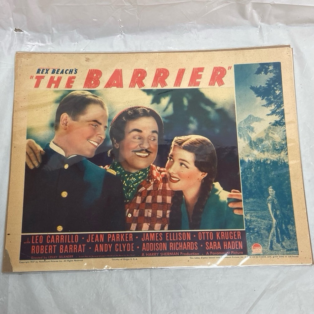 The Barrier (1937) and This Rebel Breed (1960) Movie Posters