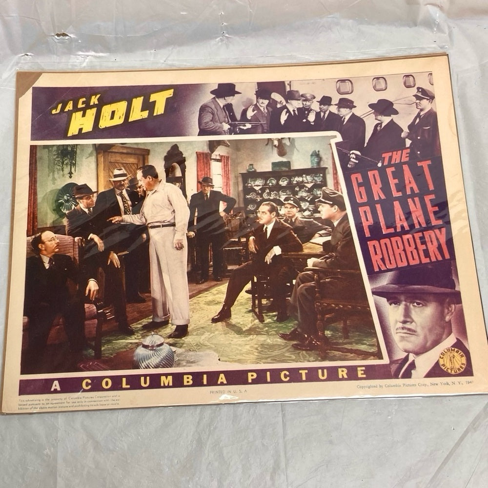 The Great Plane Robbery (1940) and The Music Box Kid (1960) Movie Posters