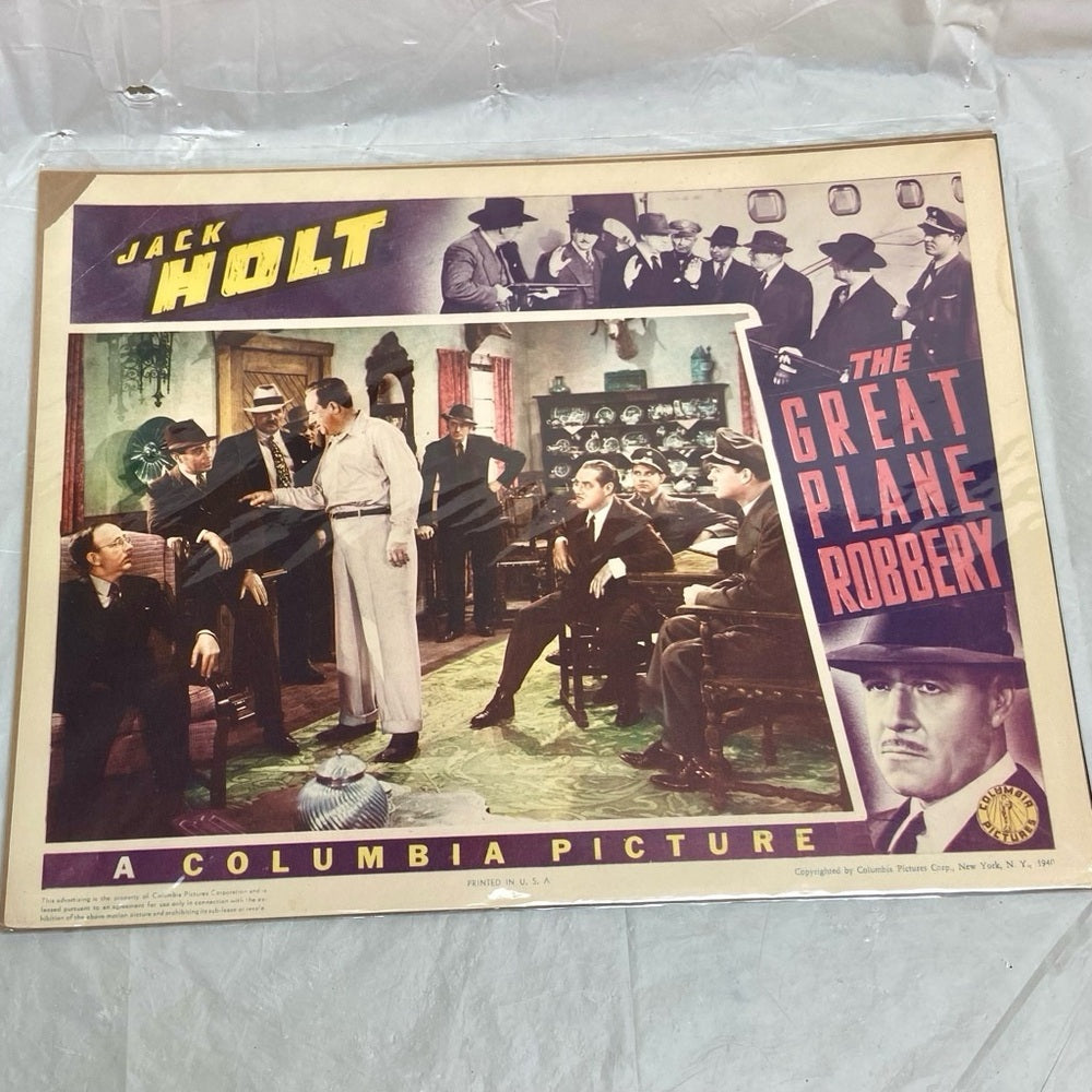 The Great Plane Robbery (1940) and The Music Box Kid (1960) Movie Posters