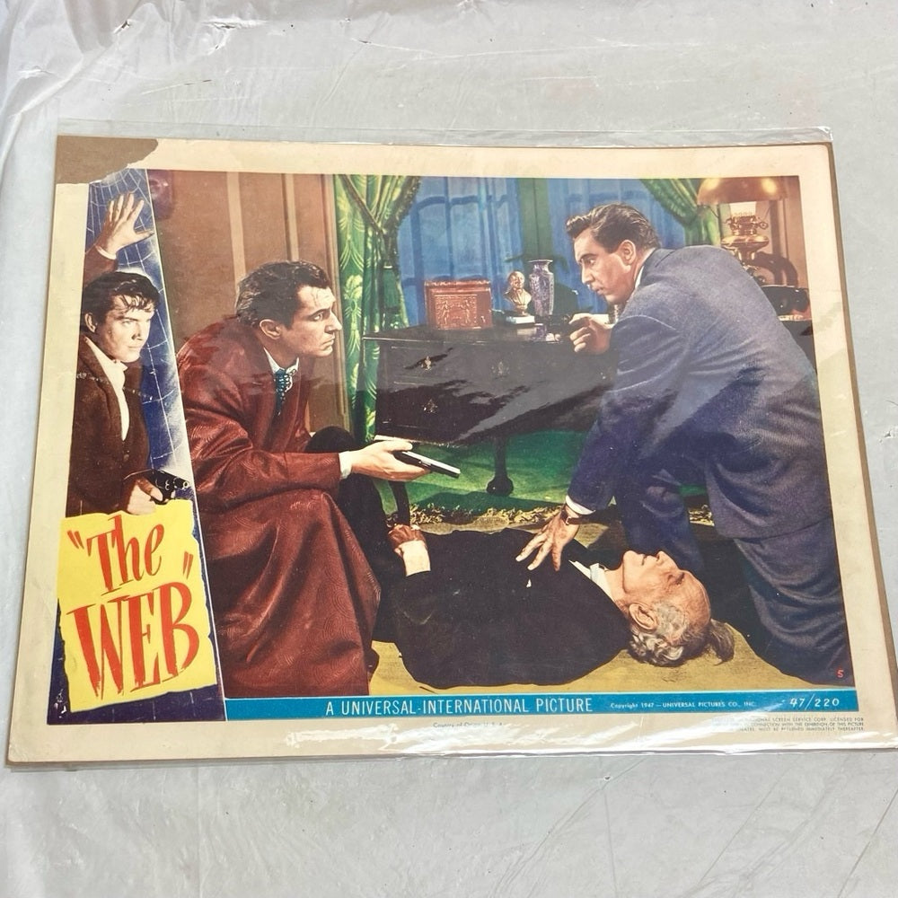 The Web (1947) and Espionage Agent (1939) Movie Posters