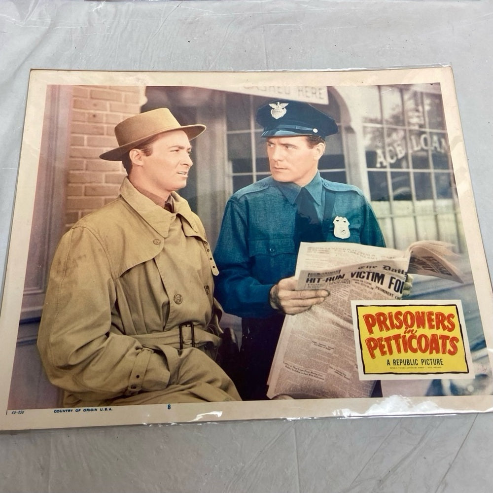 High Tide (1947) and Prisoners in Petticoats (1950) Movie Posters