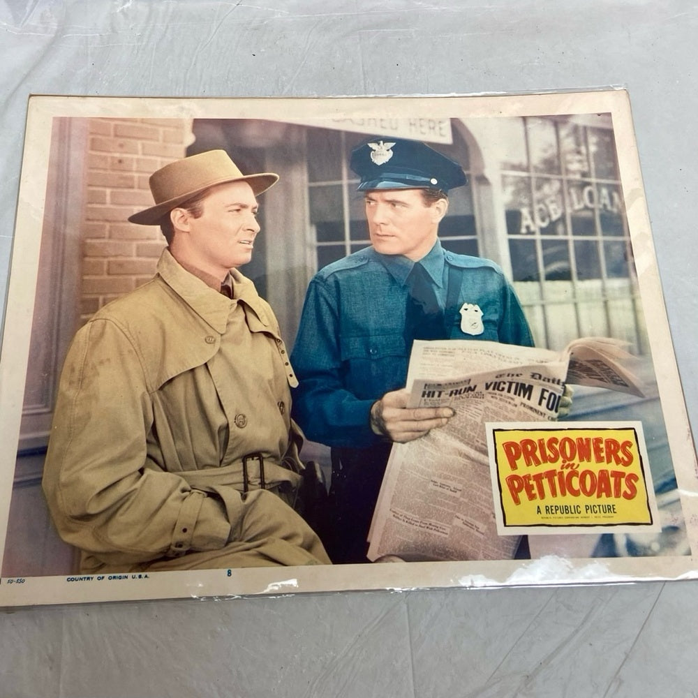 High Tide (1947) and Prisoners in Petticoats (1950) Movie Posters