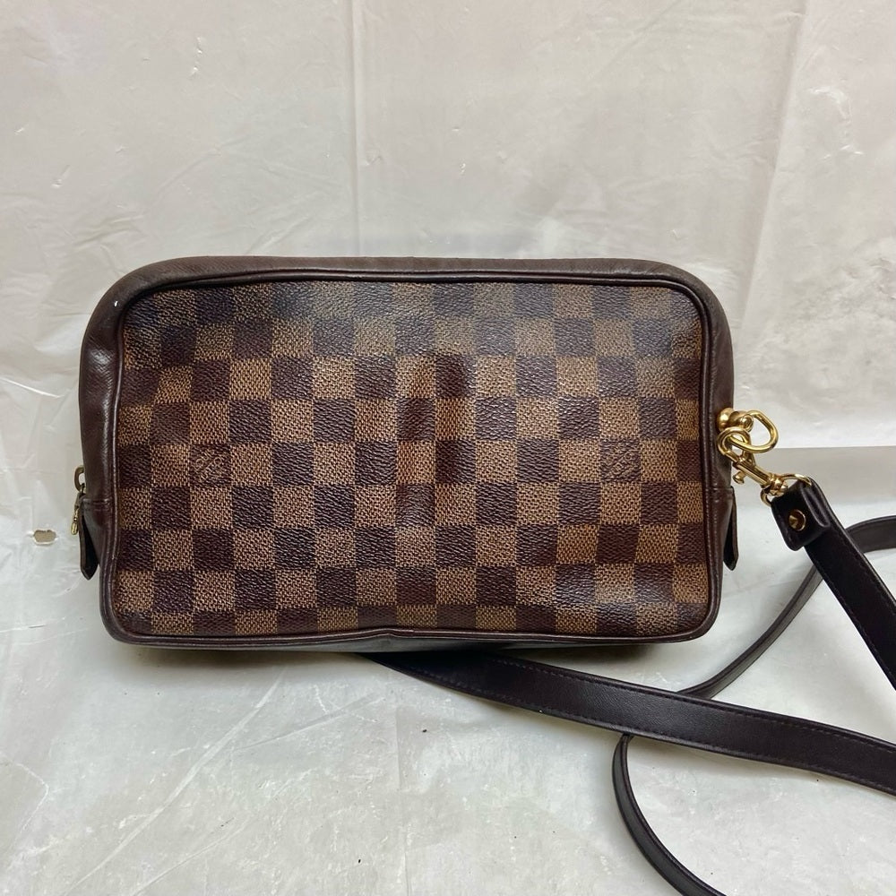 Vintage Louis Vuitton Damier Clutch- Crossbody Bag (CA1012)