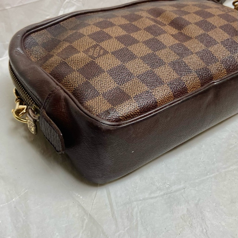 Vintage Louis Vuitton Damier Clutch- Crossbody Bag (CA1012)
