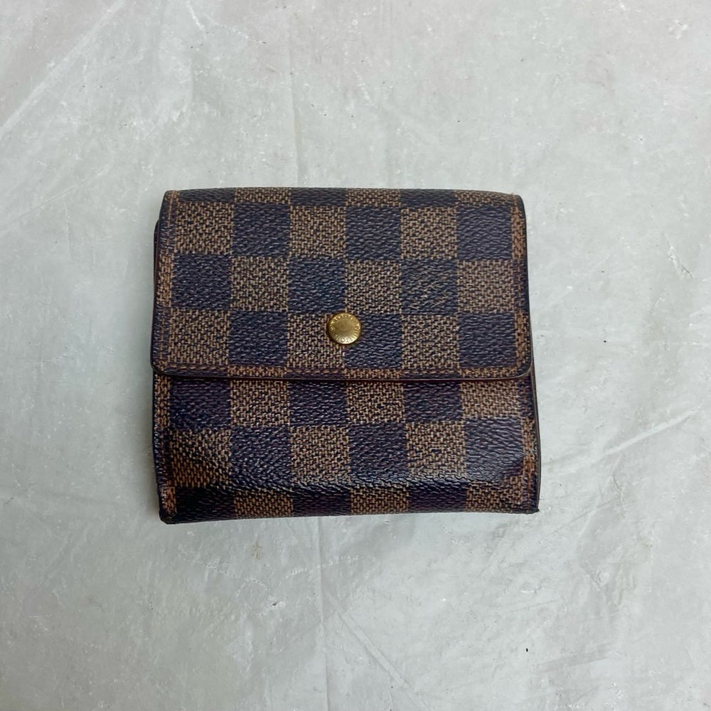 Louis Vuitton Damier Ebene Unisex- Mens Compact Wallet