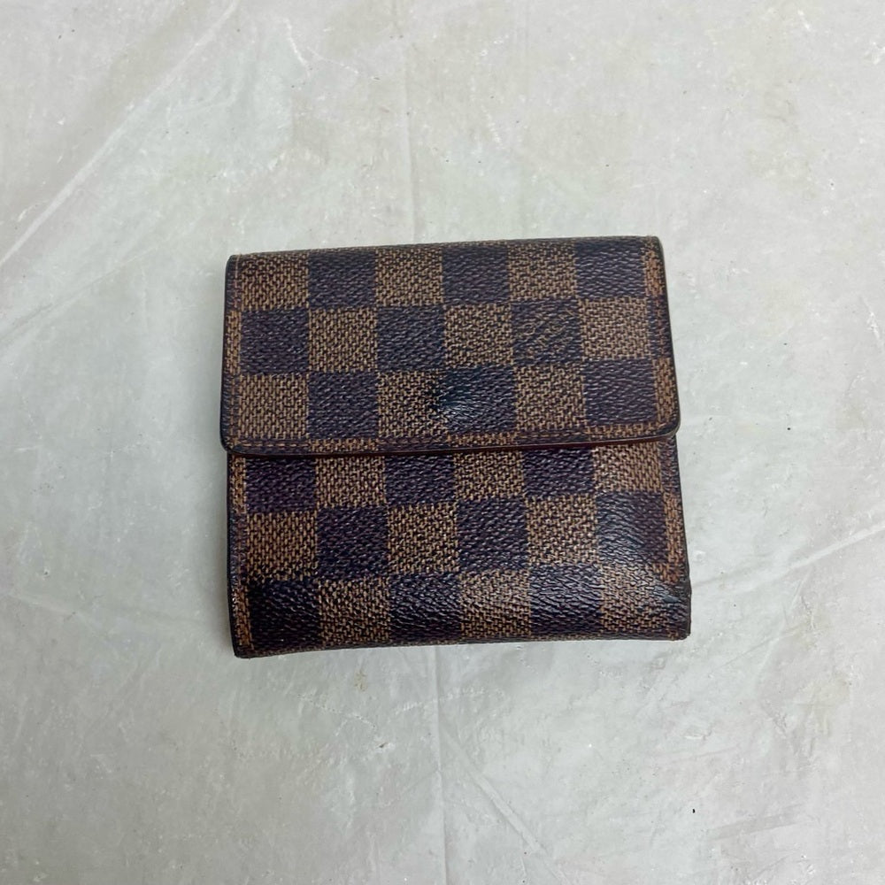 Louis Vuitton Damier Ebene Unisex- Mens Compact Wallet
