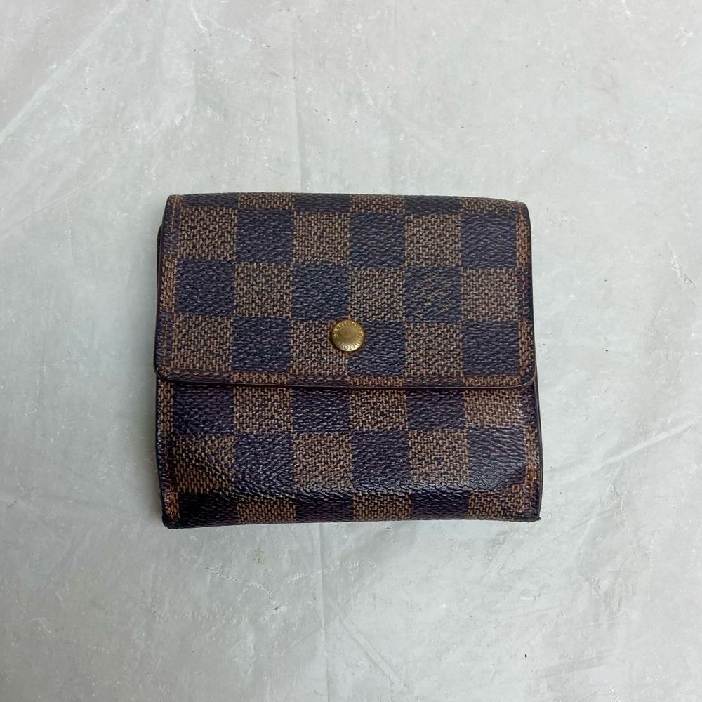 Louis Vuitton Damier Ebene Unisex- Mens Compact Wallet