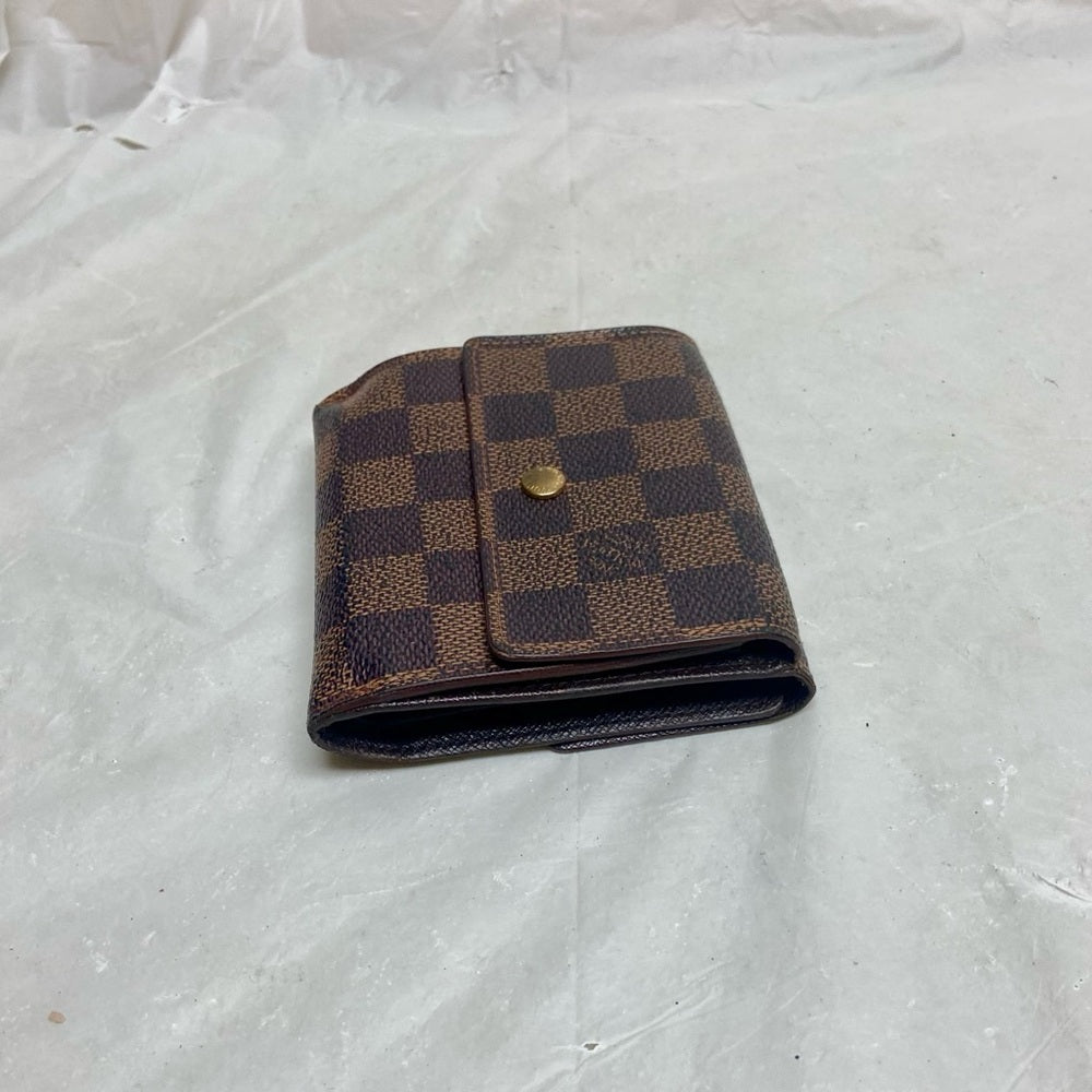 Louis Vuitton Damier Ebene Unisex- Mens Compact Wallet