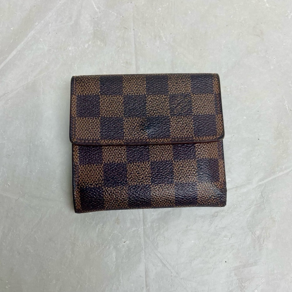 Louis Vuitton Damier Ebene Unisex- Mens Compact Wallet