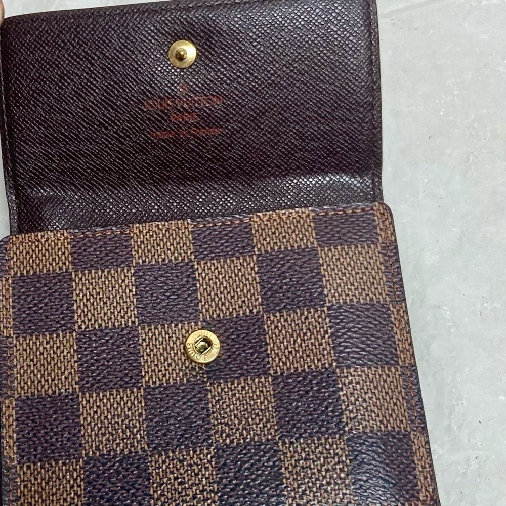 Louis Vuitton Damier Ebene Unisex- Mens Compact Wallet