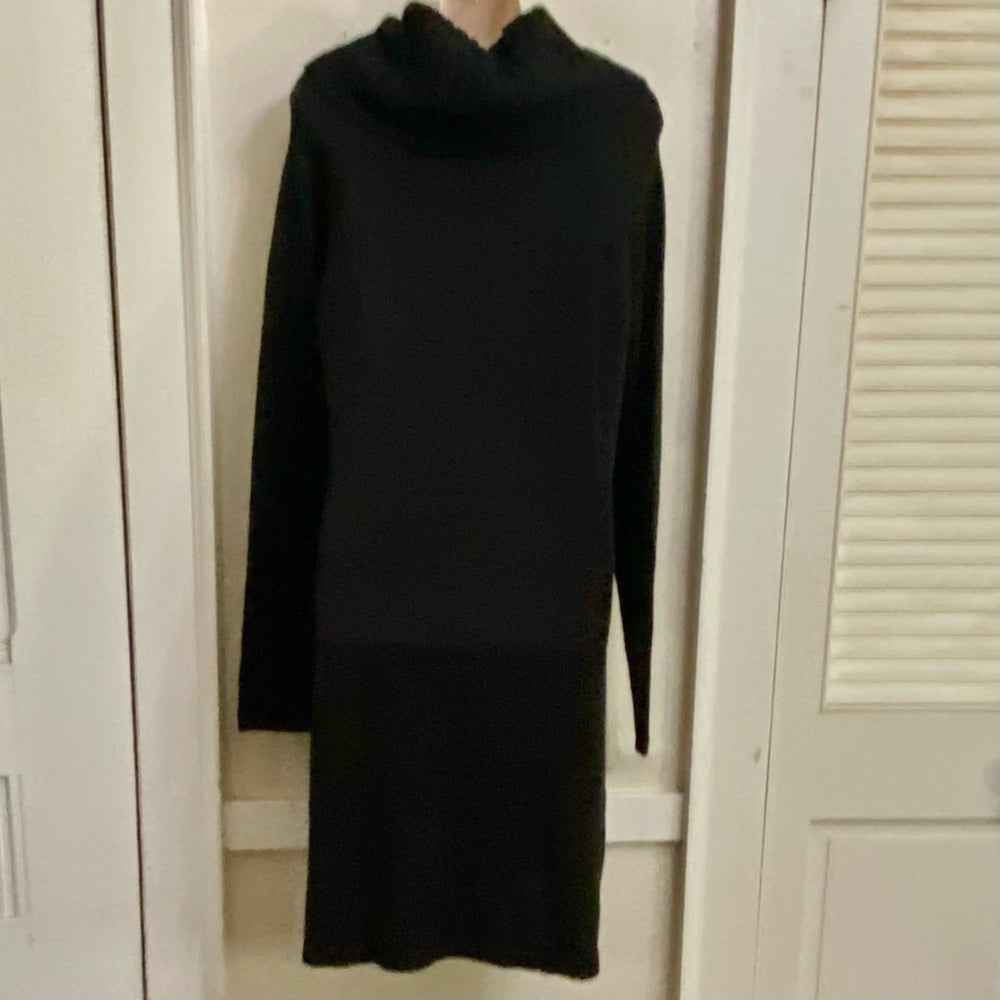 Falls Creek Black and White Sweater Dress-Size L