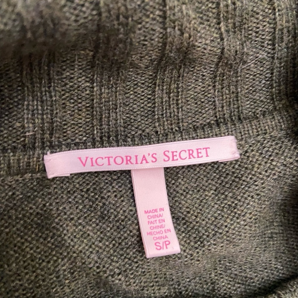 Victoria Secret Olive Green Turtle Neck Sweater Dress - Petite Small