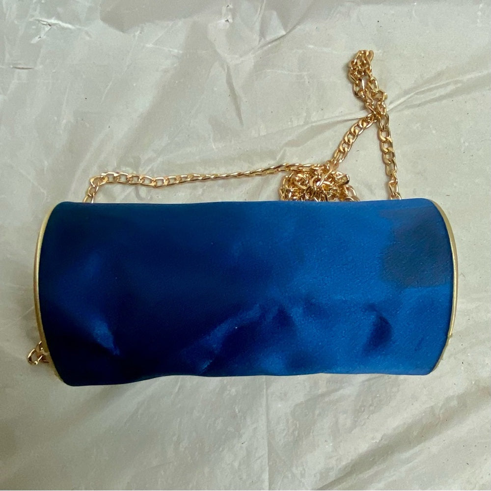 Dior Blue Cosmetic- Parfum Crossbody Bag 7in x 3.5in D