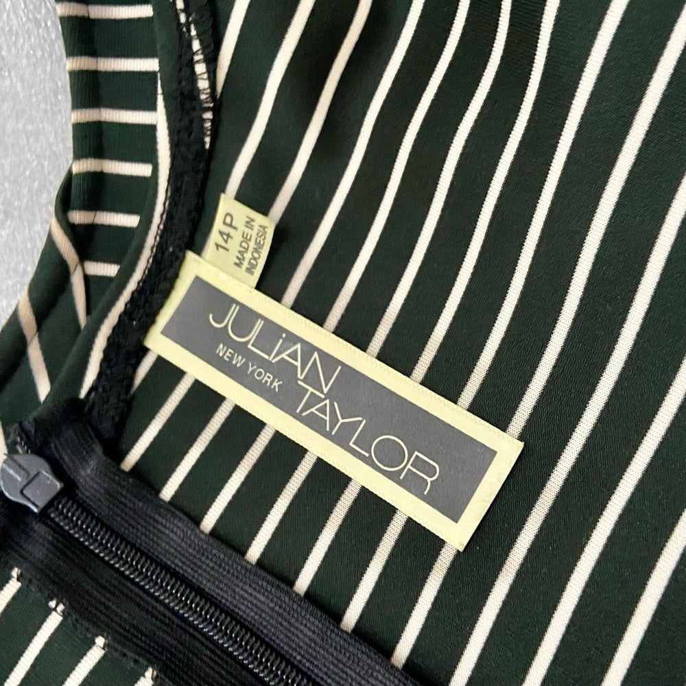 Julian Taylor Black and White Dress 14P