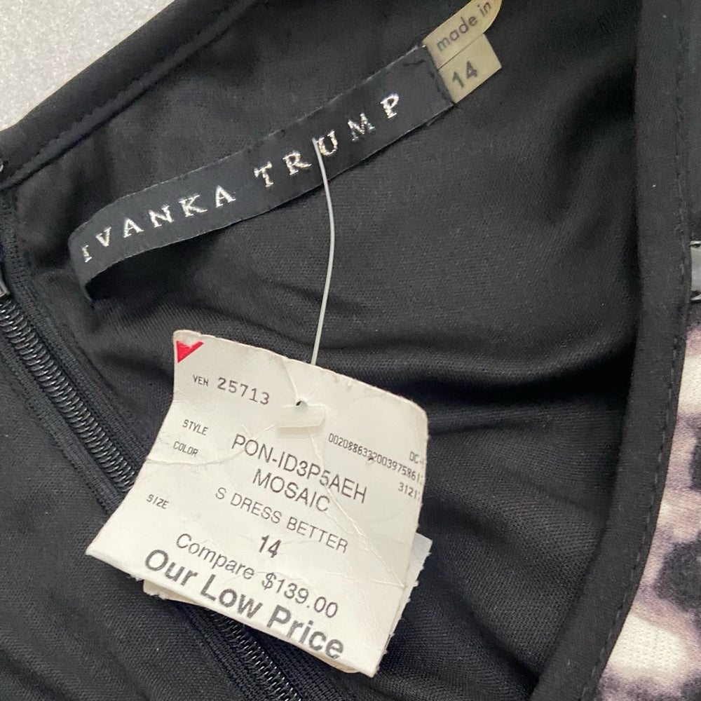Ivanka Trump Black and White Dress Size 14