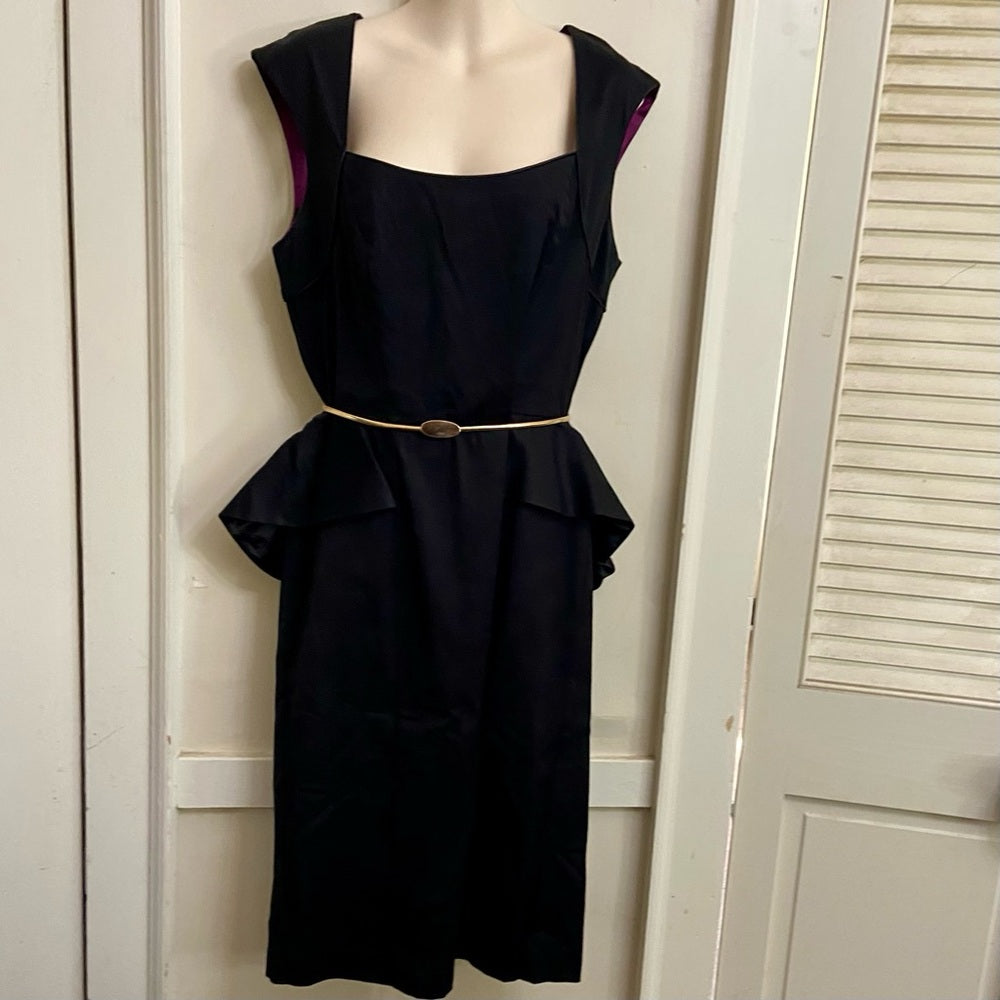 White House Black Market Black Dress Size 12
