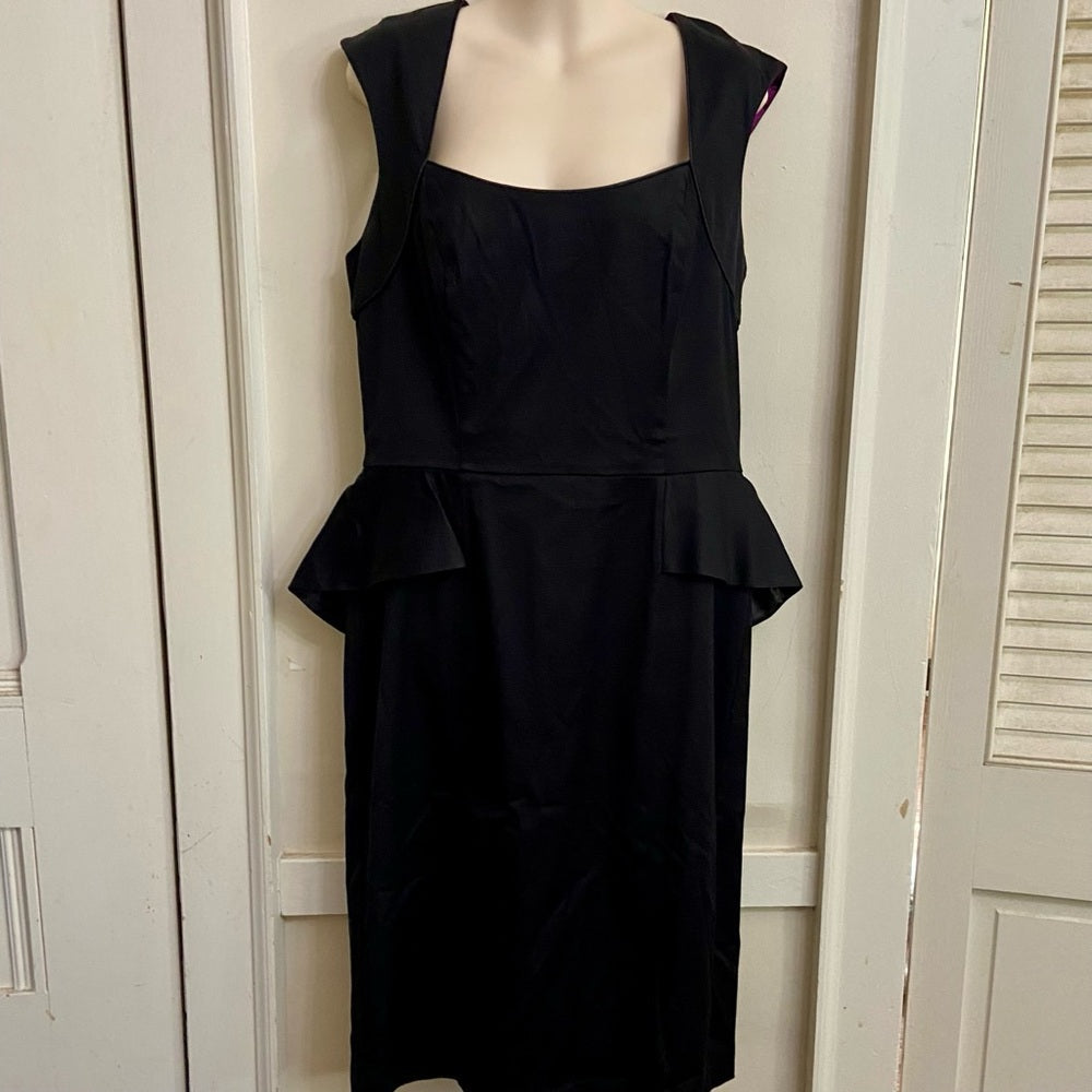 White House Black Market Black Dress Size 12