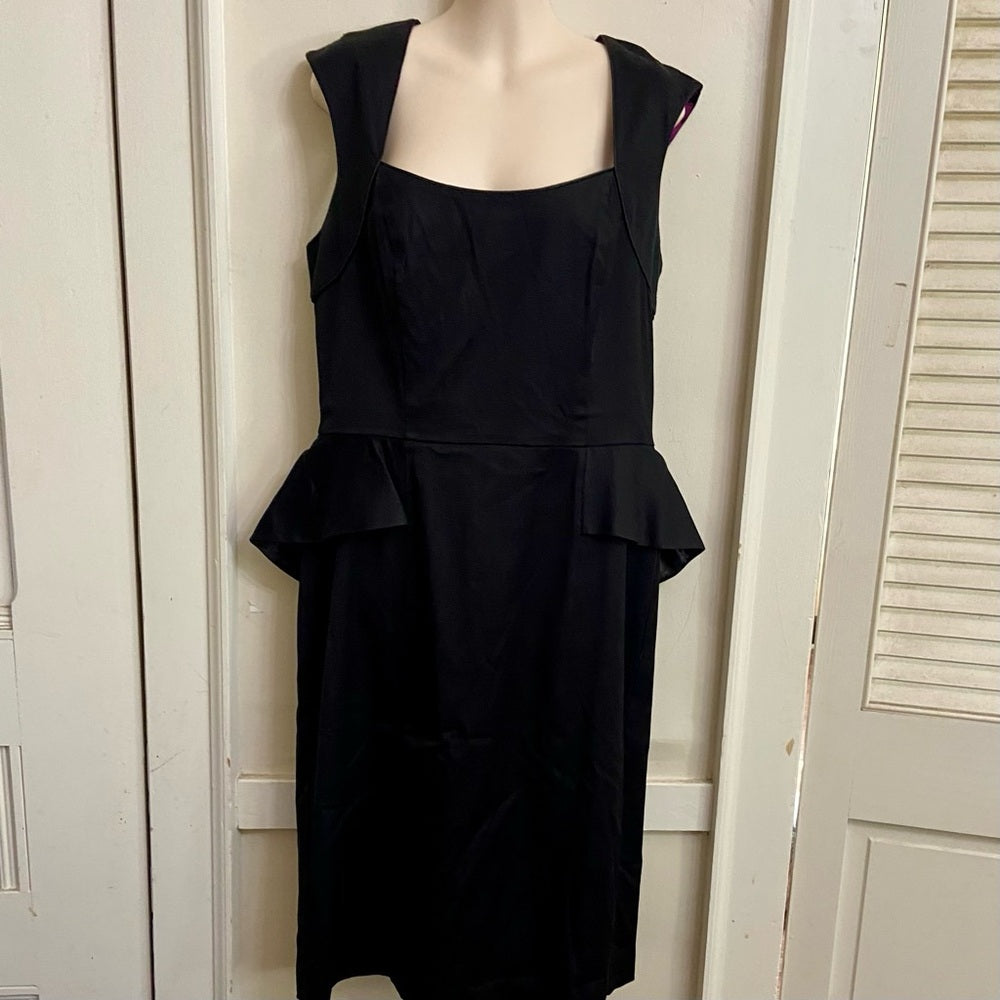 White House Black Market Black Dress Size 12