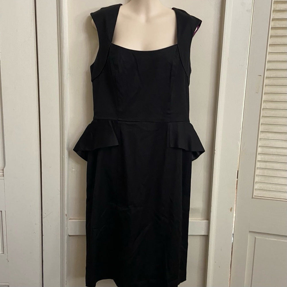 White House Black Market Black Dress Size 12