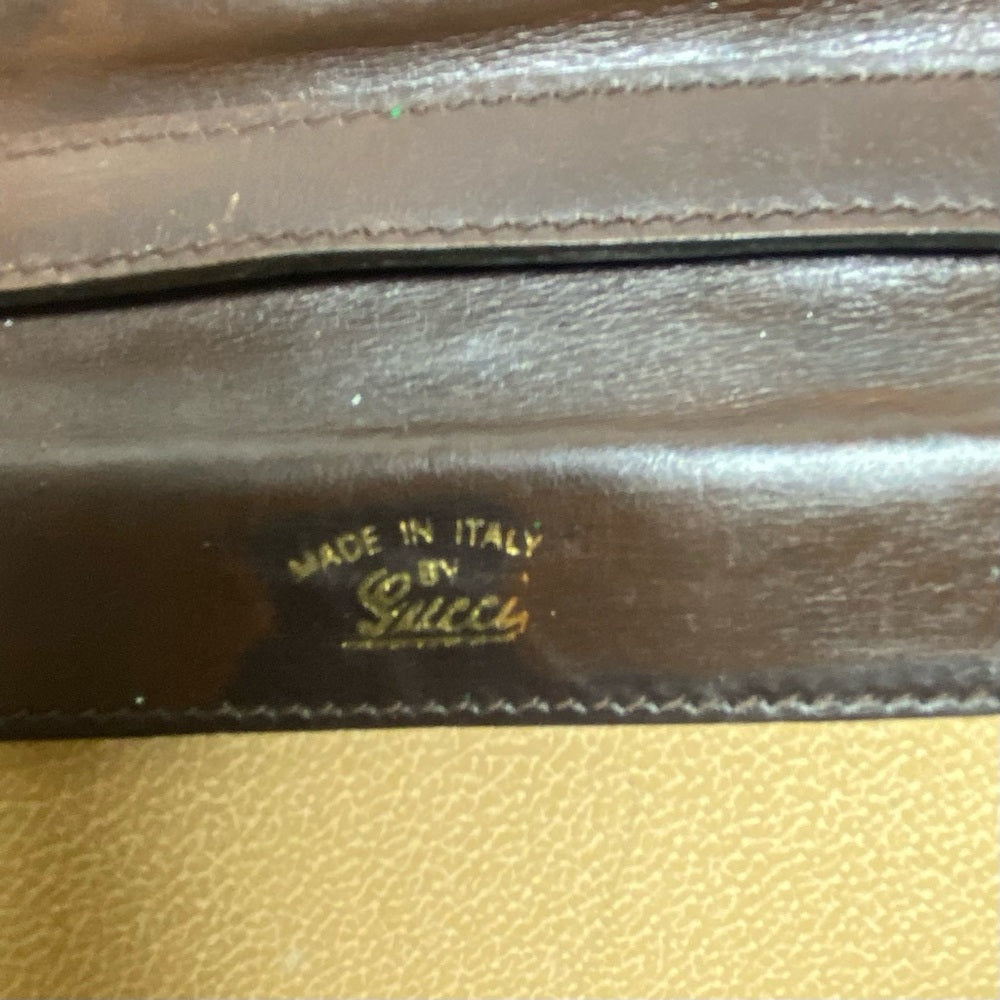 Vintage Gucci Rare Sherry line Suede Leather Shoulder-Crossbody 10in x 8in x 2.5
