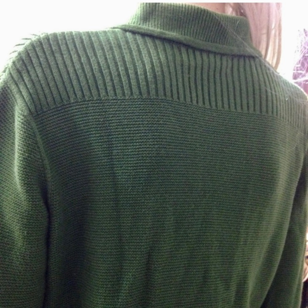 Jones of New York Collection Green Sweater Cardigan (L)