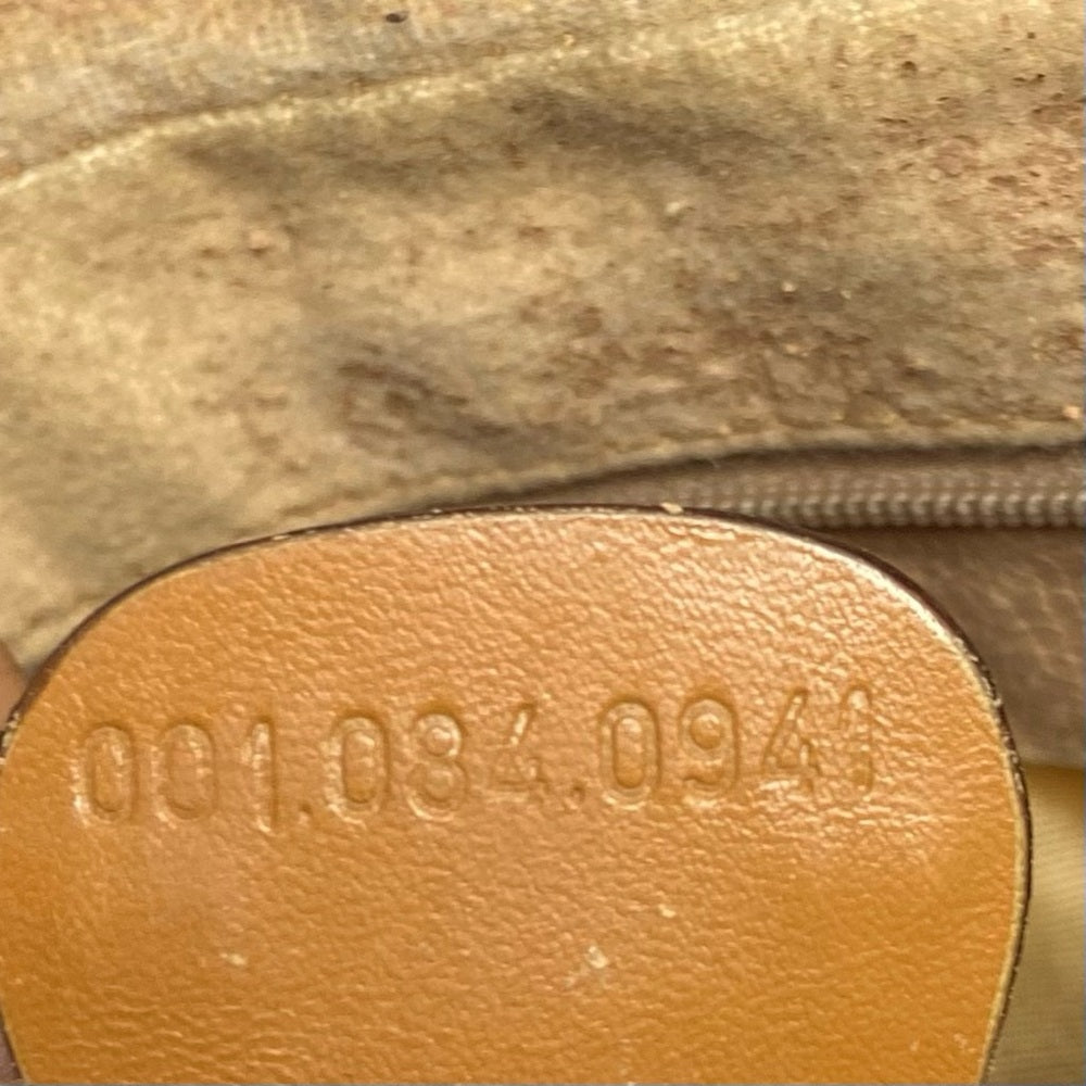 Vintage Gucci Tan Coated Canvas Shoulder-Crossbody 19.5in x 7.5in x 3In