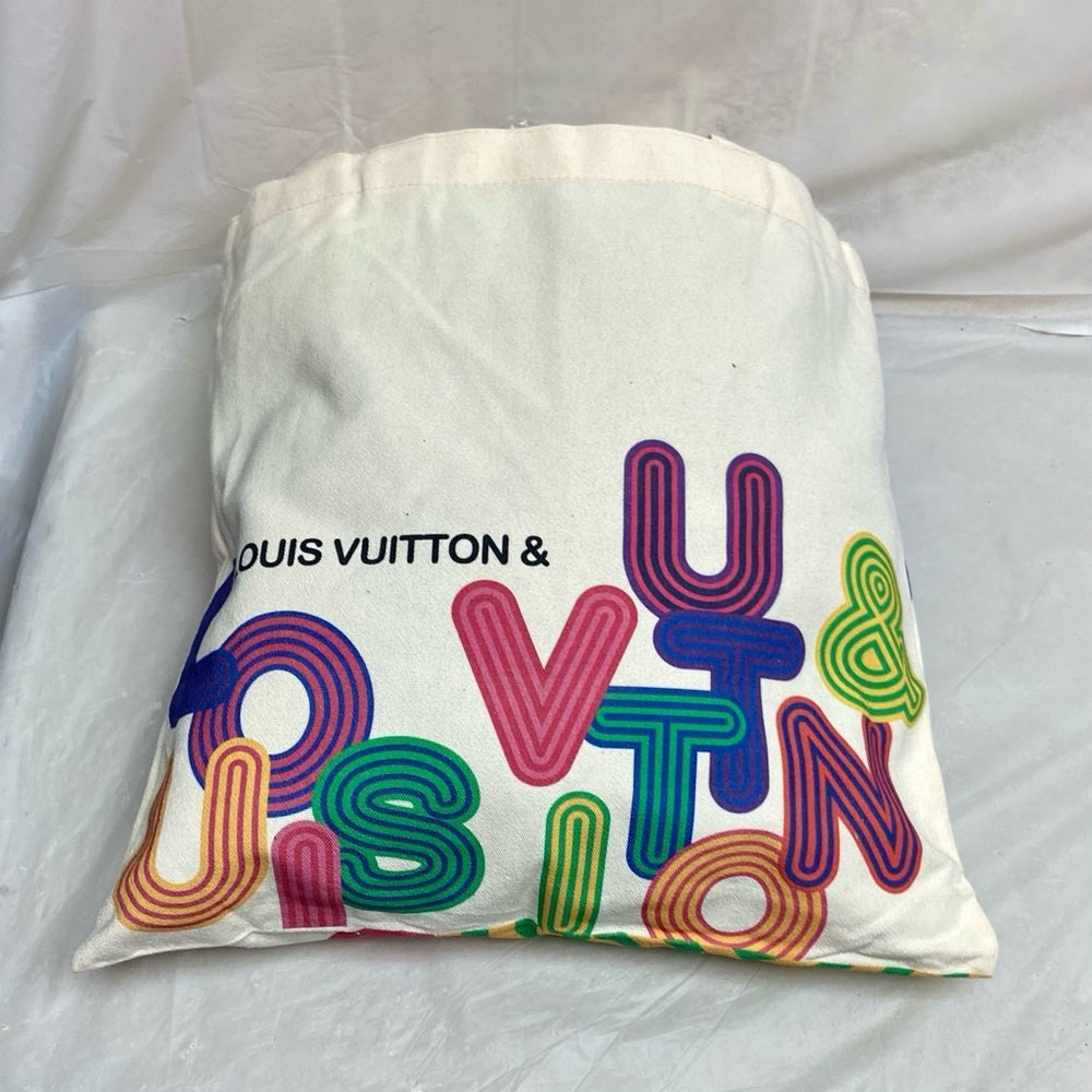 LV Novelty Canvas Eco Tote, Shenzhen Museum Exhibition 2022 Design Exclusive