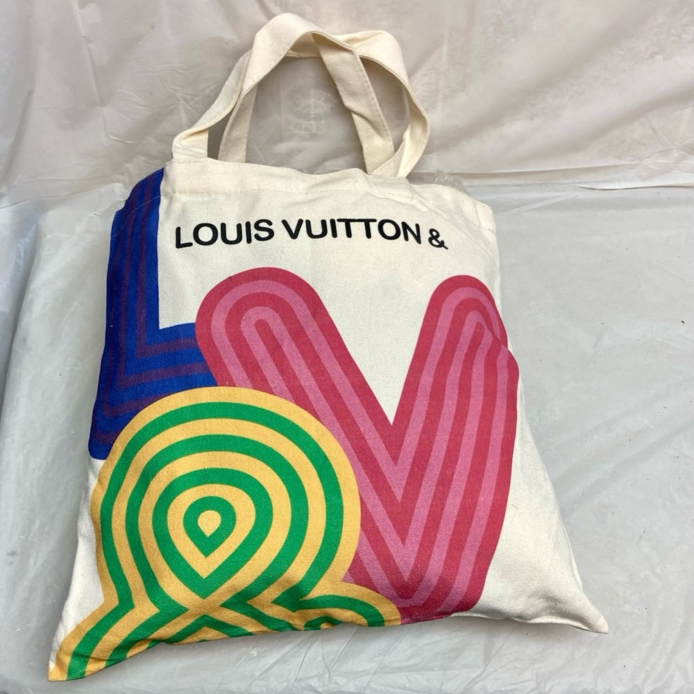 LV Novelty Canvas Eco Tote, Shenzhen Museum Exhibition 2022 Design Exclusive