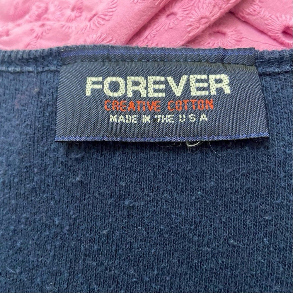 Forever Dark Blue Sweater Cardigan (XL)