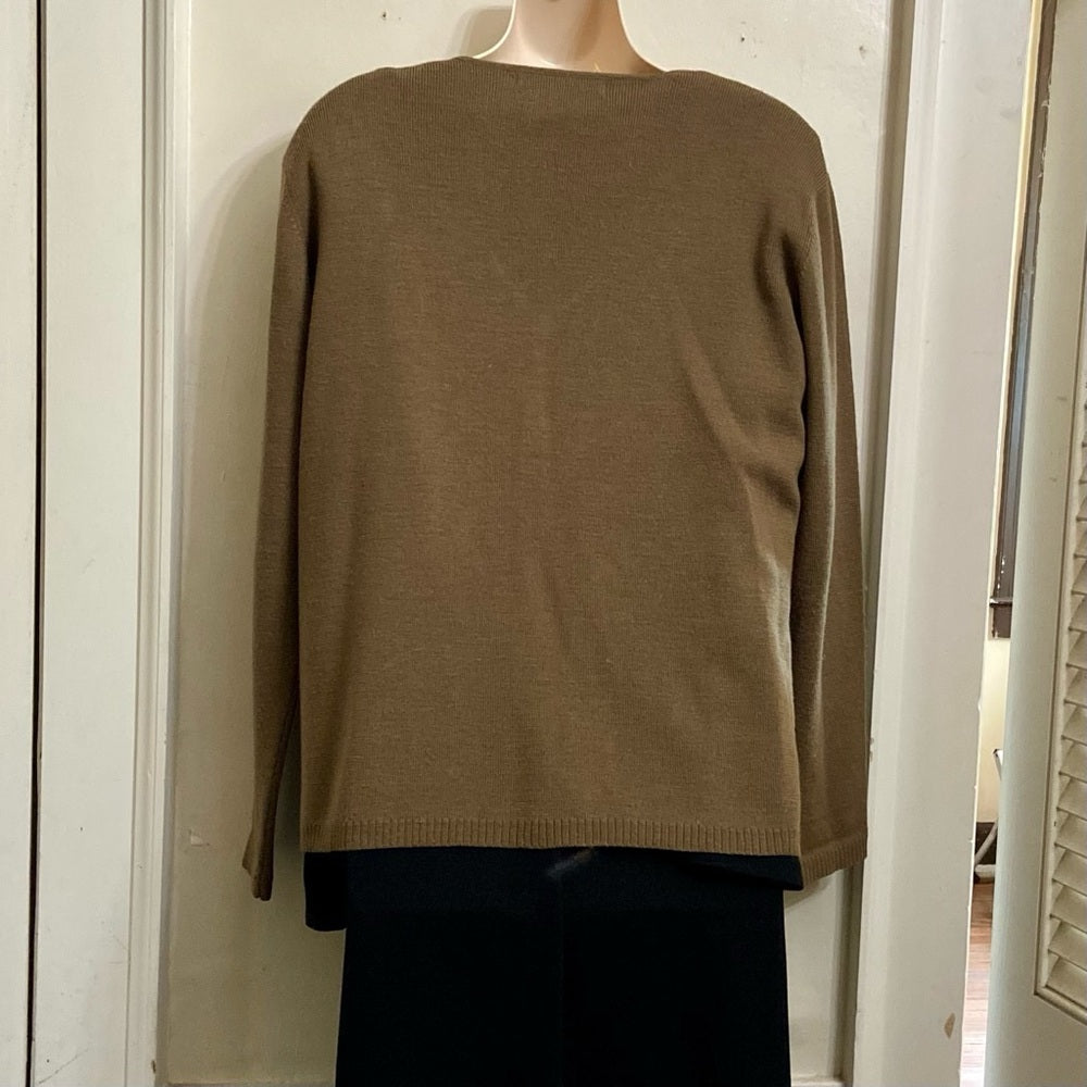 Valini Brownish-Olive GreenSweater Cardigan (4)