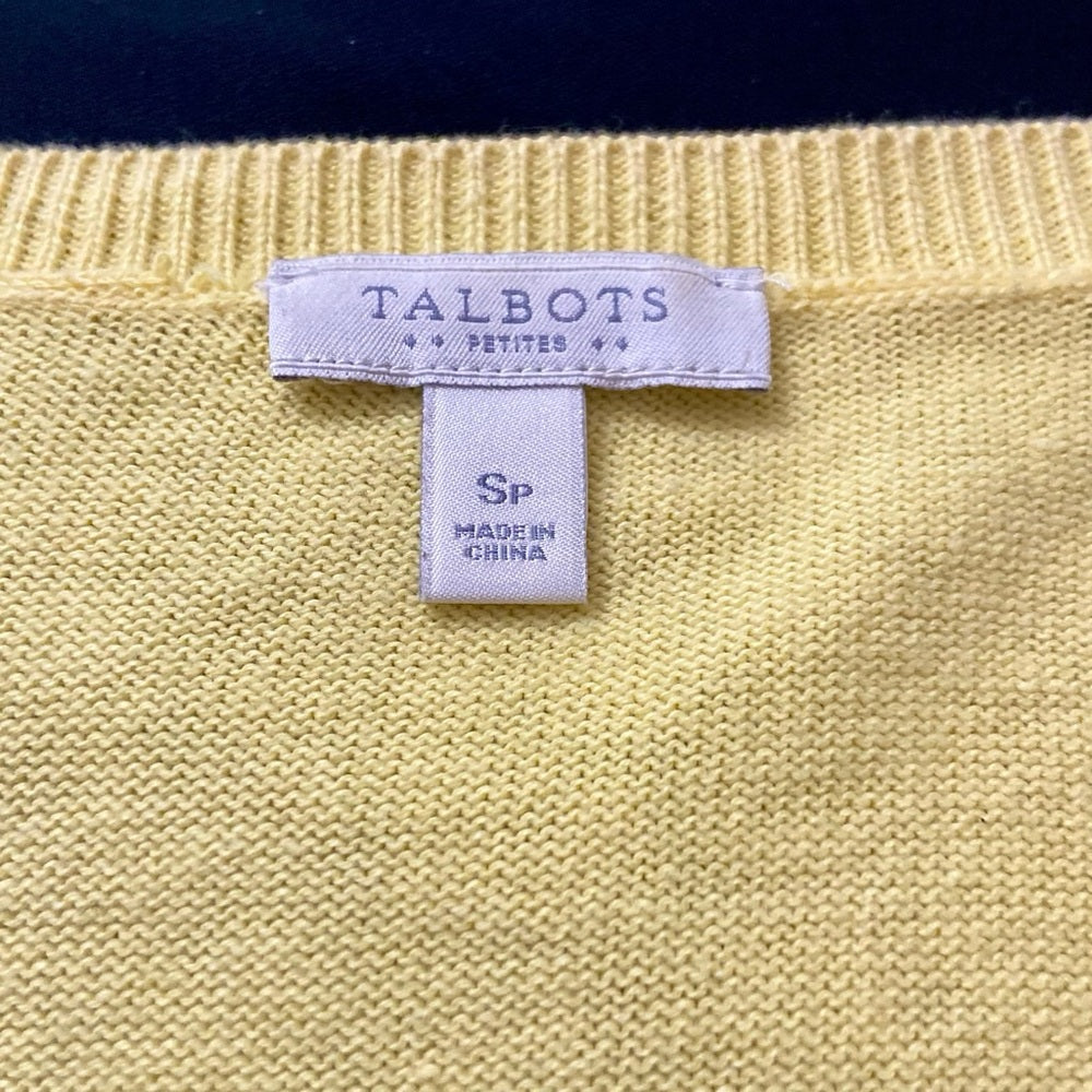 Talbots Yellow Sweater Cardigan (S-L)