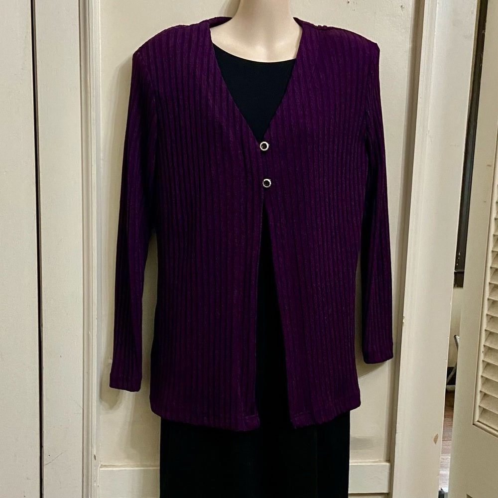 K Studio Purple Top- Cardigan (12)
