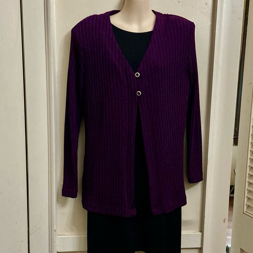 K Studio Purple Top- Cardigan (12)
