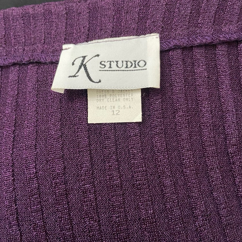 K Studio Purple Top- Cardigan (12)