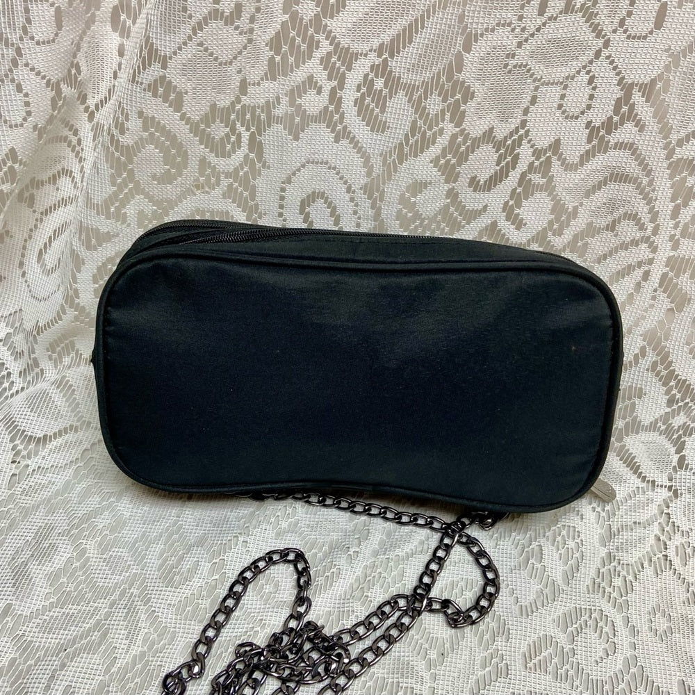 Dior Backstage, Black Canvas Novelty Pouch- Crossbody 9in x 4.5in x 2in
