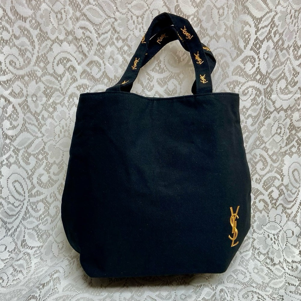 YSL Large, Black and Gold - Tote 15in x 12in x 4in