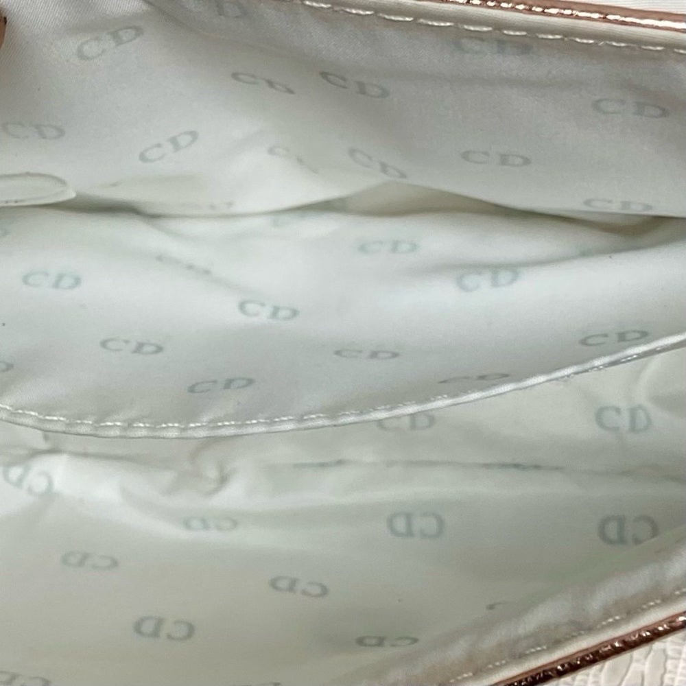 Dior Metallic Coper Complimentary Pouch- Crossbody (M) 7in x 5.5in x 2.5in