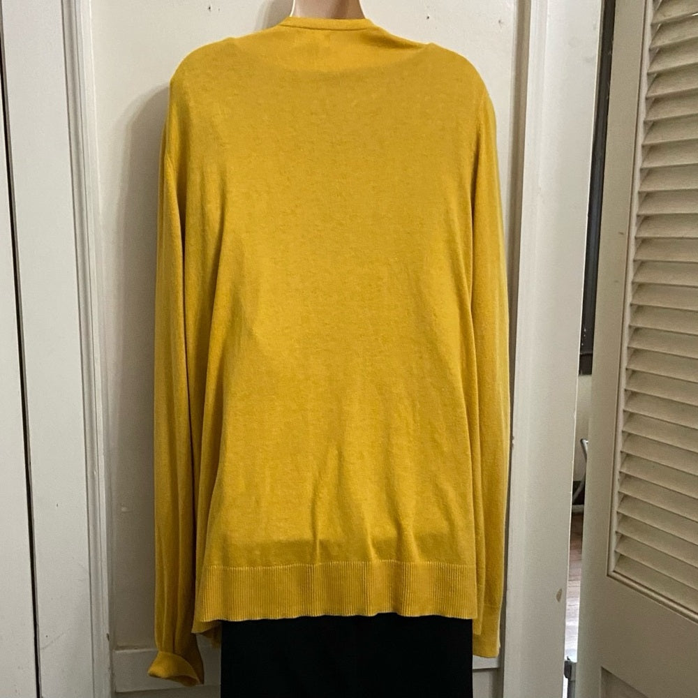 Old Navy Yellow Sweater Cardigan (XXL)