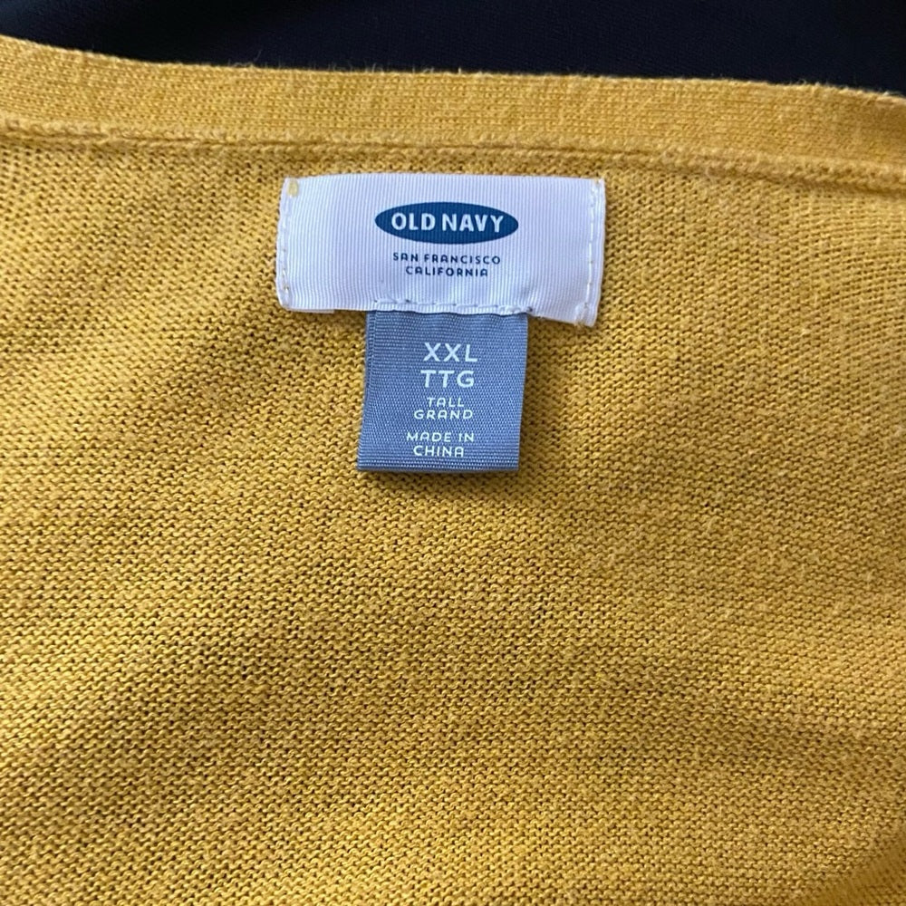 Old Navy Yellow Sweater Cardigan (XXL)