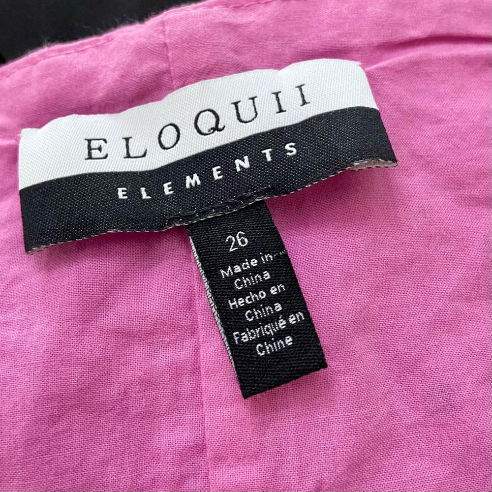 Eloquii Elements Pink Eyelet Lined Dress Size 26