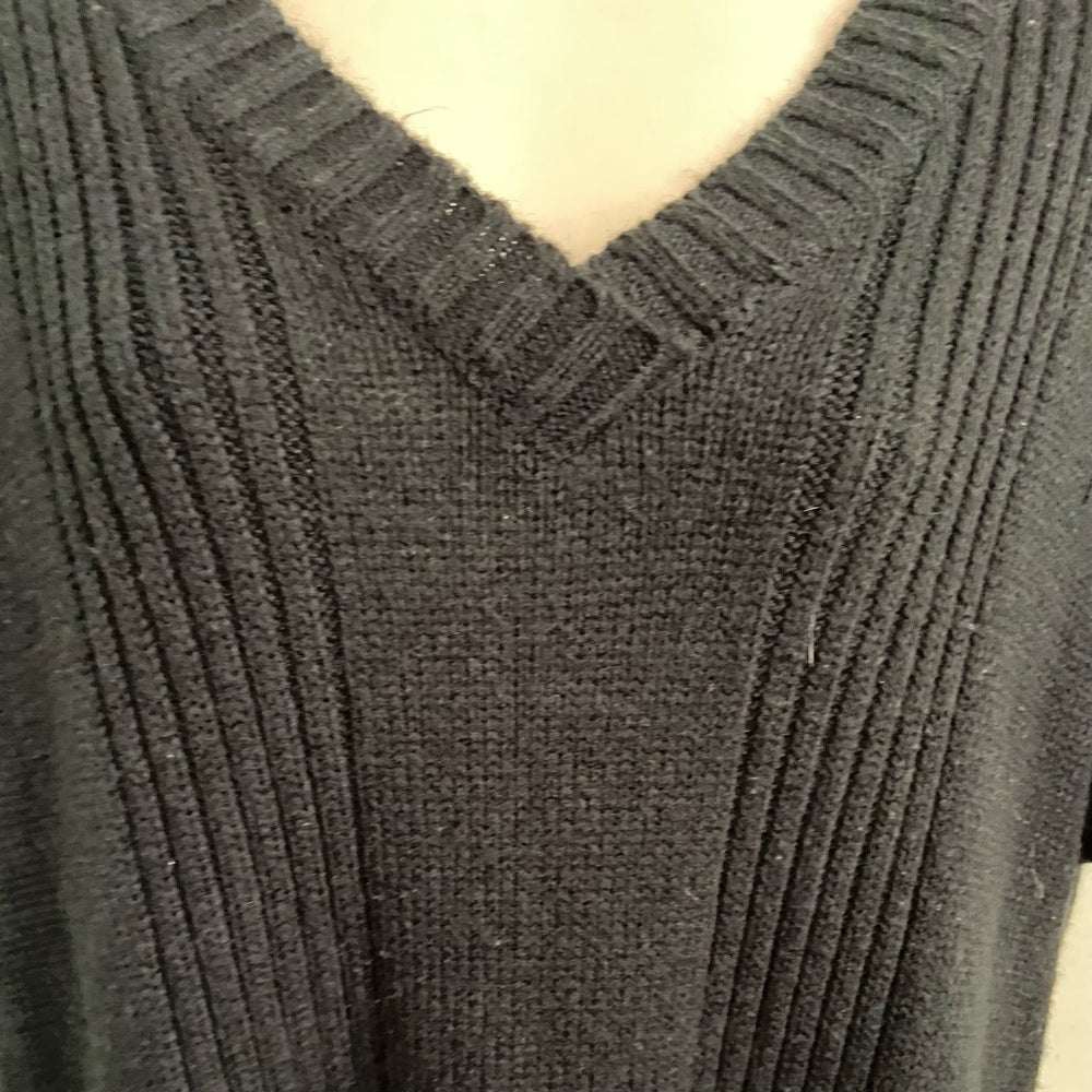 Dots Black Sweater Dress ( Size 2X)