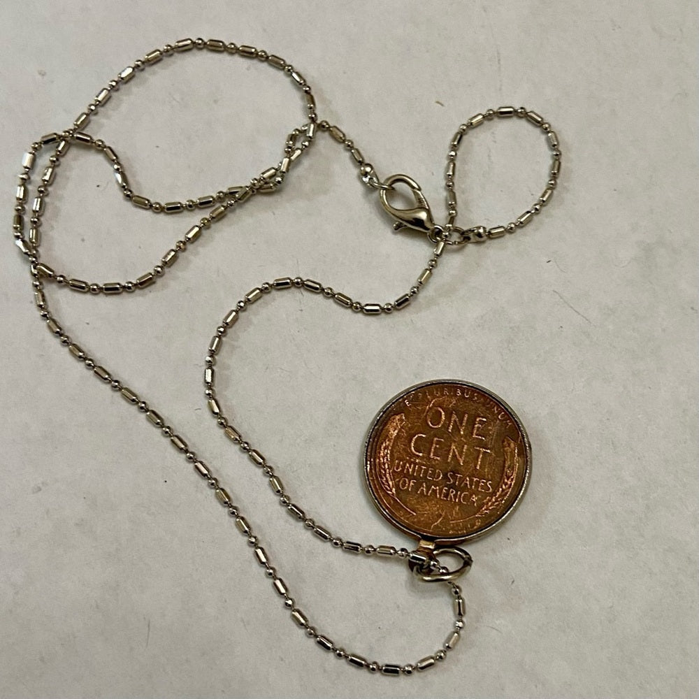 1958 Lincoln Penny Pendant Necklace