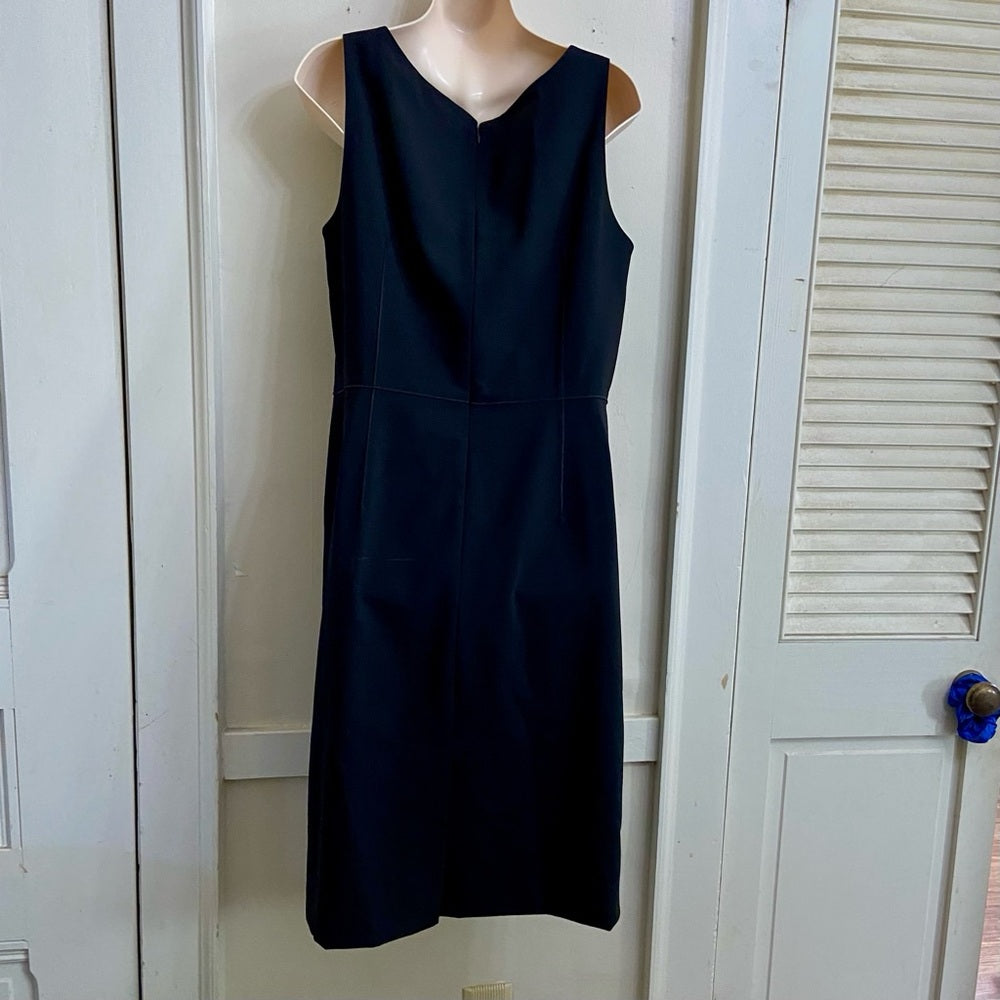 Ann Taylor Black Lined Dress Size 10